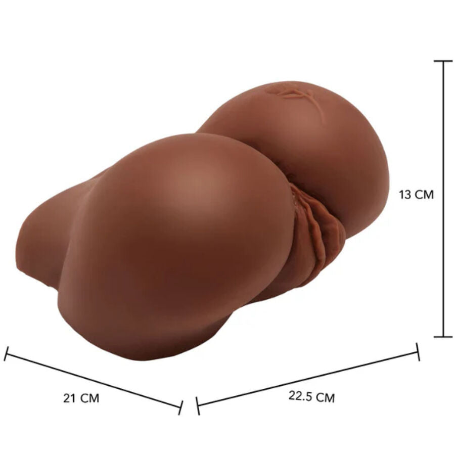 Act - Big Ass Masturbador Realista Con Vibrador Marron