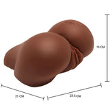 Act - Big Ass Masturbador Realista Con Vibrador Marron