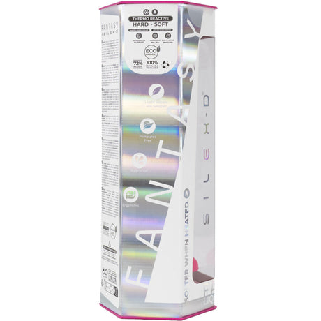Silexd - Dreamy Dildo Fantasy Silicona Liquida Termoreactivo Fucsia 18.5 Cm