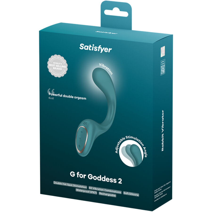 G For Goddess 2 Rabbit Vibrator Azul