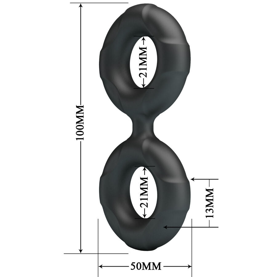 Crazy Bull - Radwan Anillo Doble Silicona Modelo 19