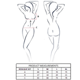 Passion - Resilque Set Sujetador + Tanga Blanco L/xl