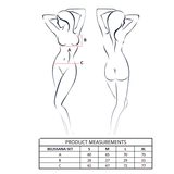 Passion - Belissana Set Sujetador + Tanga Blanco L/xl