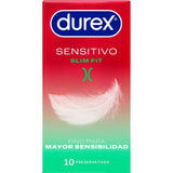 Durex - Sensitivo Slim Fit 10 Unidades