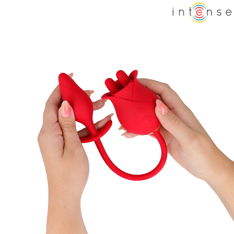 Intense - Melanie Doble Estimulador Clítoris Con Lengua Zigzag