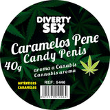 Diablo Picante - 20 Caramelos Con Forma De Pene Con Aroma Cannabis