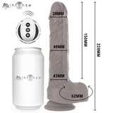 Mr Intense - Matt Realistico Multifunción Con Vibración Up And Down Control Remoto 22 Cm -O- 4 Cm