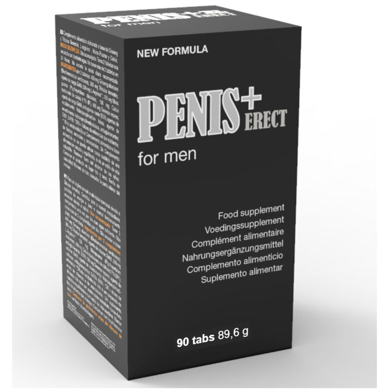 Penis + Erect – Complemento Alimenticio Para La Vitalidad Y Potencia Masculina