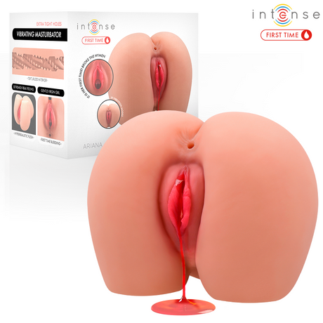Intense First Time - Ariana Vagina Vibradora Virgen Con Himen Y Sangrado