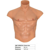 Hidden Desire - Alter Ego Camiseta Silicona Torso Masculino Con Abdominales Natural
