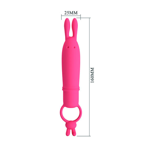 Pretty Love - Delia Vibrador Rabbit Con Anillo De Sujeción
