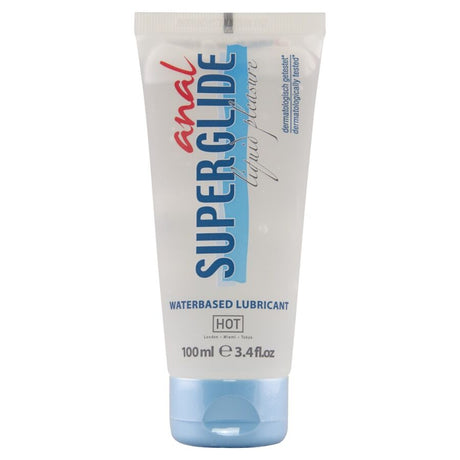 Hot - Anal Superglide Liquid Pleasure Lubricante Anal Base Agua 100 Ml