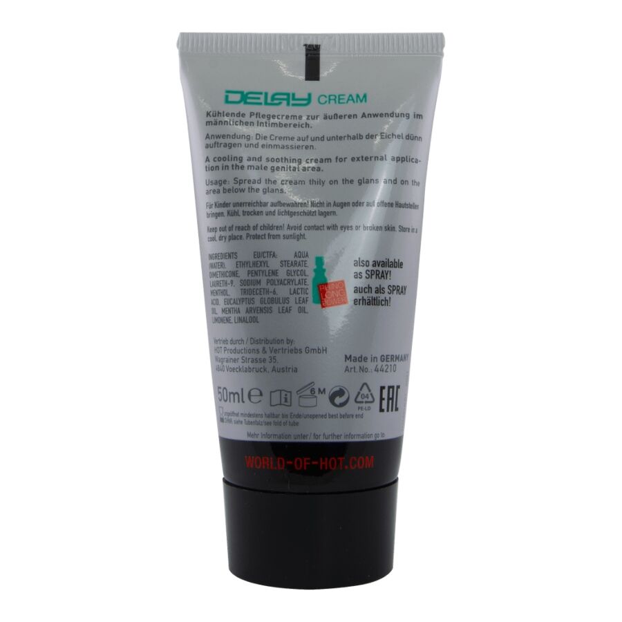Hot - Crema Retardante 50 Ml