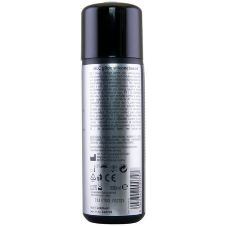 Hot - Silc Glide Lubricante Base Silicona 100 Ml