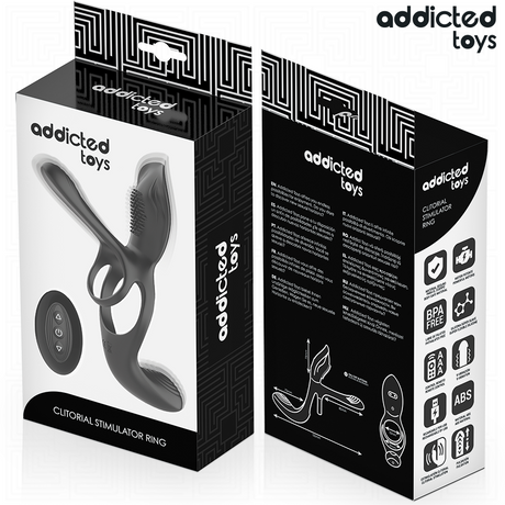 Addicted Toys - Anillo Doble Para El Pene Con Estimulador De Clítoris