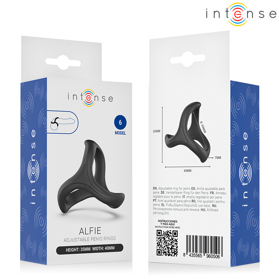 Intense - Alfie Anillo Triple Ajustable Modelo 6