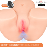 Intense Deep Touch - Ginger Masturbador Ano Y Vagina Con Efecto Succión, Calor, Vibración Y Voz Con Control Remoto 5.3 Kg