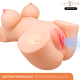 Intense Deep Touch - Vero Torso Vagina Con Efecto Succión, Calor, Vibración Y Voz 5.5 Kg