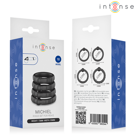 Intense - Michiel Set De 4 Anillos Modelo 10