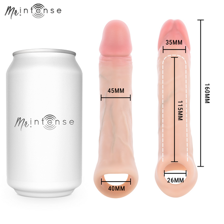 Mr Intense - Simon L Funda Para Pene Silicona 16 Cm -ø- 4.5 Cm