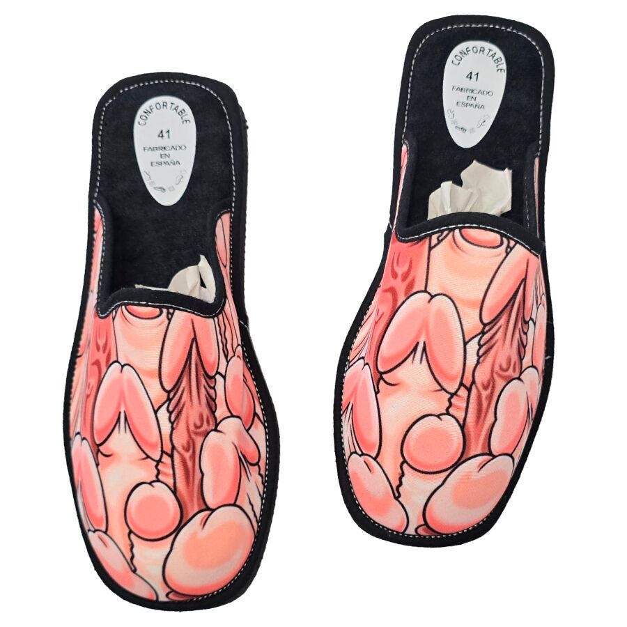 Diablo Picante - Zapatillas Penes Talla Mediana 39-40-41