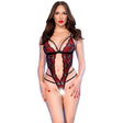Chilirose - Cr 4889 Body Floral Rojo L/xl