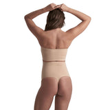 Bye-Bra - Tanga De Talle Alto Sin Costuras Beige Talla Xl