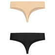 Bye-bra - Pack 2 Tangas Invisibles Beige Y Negro Talla L