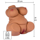 Hidden Desire - Fat Fuck Queen Torso Masturbador Femenino 6 Kg