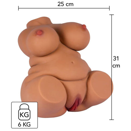Hidden Desire - Fat Fuck Queen Torso Masturbador Femenino 6 Kg