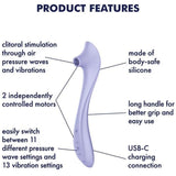 Satisfyer - Easy Lover Vibrador & Estimulador Air Pulse