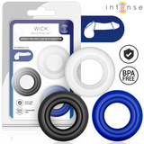 Intense - Wick Set De 3 Anillos Varios Colores