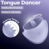 Satisfyer - Tongue Dancer Estimulador Clitoriano Con Vibración Y Pulsaciones Lila