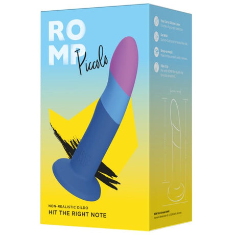 Romp - Piccolo Dildo Silicona Con Ventosa Tricolor 14 Cm