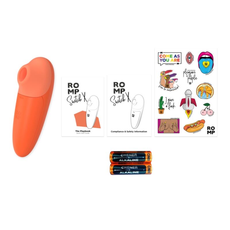 Romp - Switch X Estimulador De Clítoris 6 Niveles Naranja