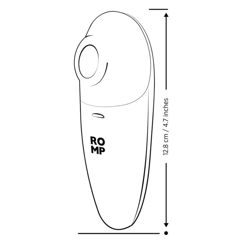 Romp - Switch X Estimulador De Clítoris 6 Niveles Naranja