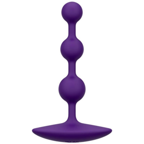 Romp - Amp Purple Bolas Anales Flexibles De Silicona 12,5 Cm Morado