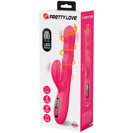 Pretty Love - Winters Vibrador Rabbit Multifunción Con Pantalla Led Rosa