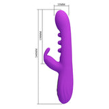 Pretty Love - Sabien Vibrador Rabbit Con Estimulación Por Golpeteos Y Led Morado
