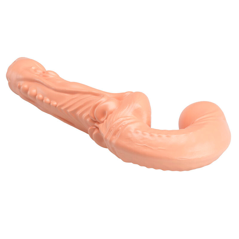 Baile - Emma Strap-on Doble Penetración Texturizado Natural