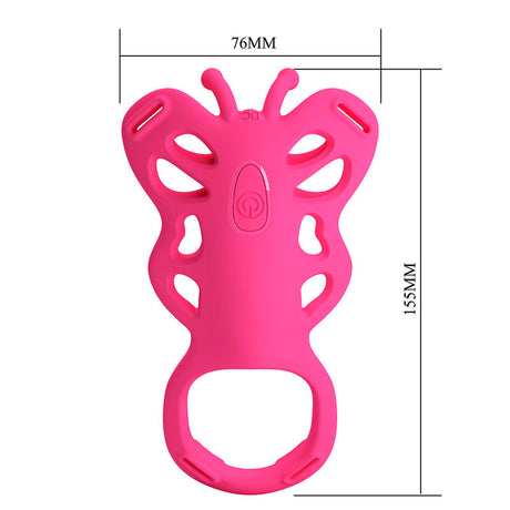 Pretty Love - Butterfly Masajeador Tanga App Control Rosa