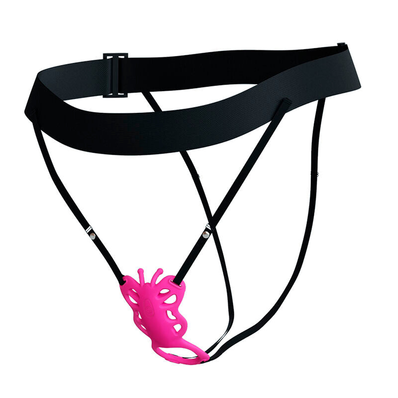 Pretty Love - Butterfly Masajeador Tanga App Control Rosa