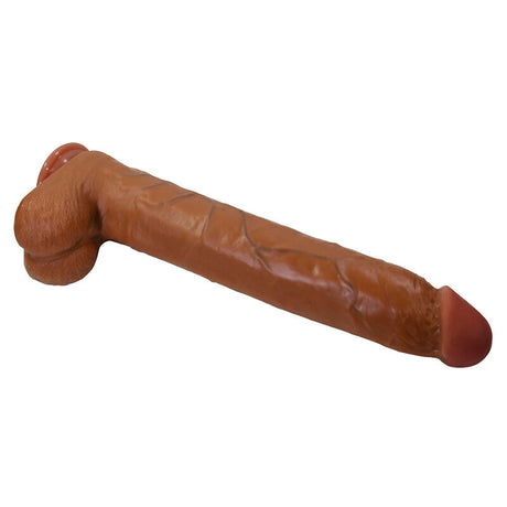 Pretty Love - Dany Dildo Realístico Flexible Con Ventosa 36 Cm -ø- 5,6 Cm Marrón