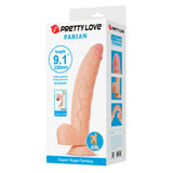 Pretty Love - Fabian Dildo Flexible Con Ventosa Carne