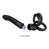 Pretty Love - Merritt Vibrador Anal Con Anillo Y Vibración Negro
