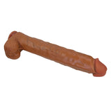 Pretty Love - Pat Dildo Realístico Flexible Con Ventosa 40 Cm -ø- 6 Cm Marrón