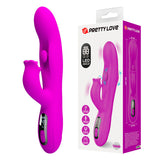 Pretty Love - Yalanda Vibrador Rabbit Oscilante Con Pantalla Led Morado