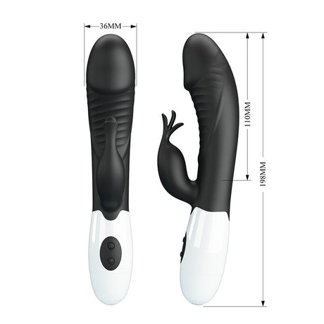 Pretty Love - Rasmussen Vibrador Rabbit 30 Funciones Negro