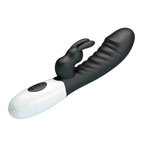 Pretty Love - Naughty Bunny Vibrador Rabbit 30 Funciones Negro