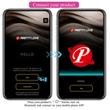 Pretty Love - Klay Vibrador Huevo Con Empuje App Control Morado
